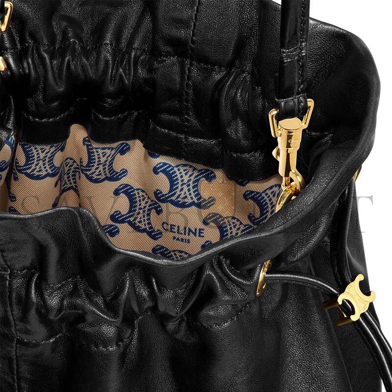 CELINE SMALL CRYSTAL POUCH IN LAMBSKIN 123662J79.38NO (32*29*0.5cm)